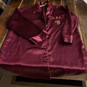 Victoria secret silk sleep shirt.  Nice size small